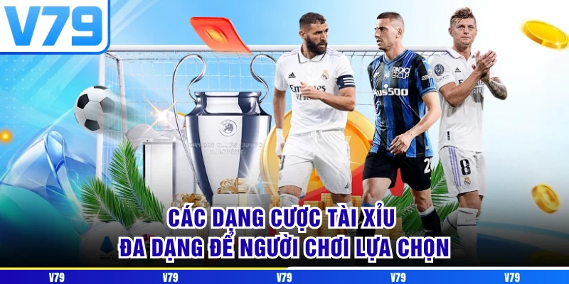 Các dạng cược tài xỉu đa dạng để người chơi lựa chọn Các dạng cược tài xỉu đa dạng để người chơi lựa chọn